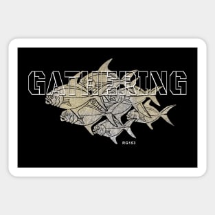 Gathering In School, Gathering of Fish Sticker